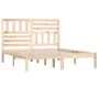 Solid pine wood bed frame 120x190 cm by vidaXL, Beds and slatted bases - Ref: Foro24-3100993, Price: 118,43 €, Discount: %