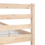 Kleines Doppelbettgestell aus Massivholz 135x190 cm von vidaXL, Betten und Lattenroste - Ref: Foro24-3101063, Preis: 142,45 €...