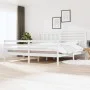 Estructura cama de madera maciza blanca super king 180x200 cm de vidaXL, Camas y somieres - Ref: Foro24-3101104, Precio: 171,...