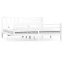 Estructura cama de madera maciza blanca super king 180x200 cm de vidaXL, Camas y somieres - Ref: Foro24-3101104, Precio: 171,...