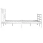 Estructura cama de madera maciza blanca super king 180x200 cm de vidaXL, Camas y somieres - Ref: Foro24-3101104, Precio: 171,...