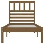 Estructura de cama madera maciza pino marrón miel 100x200 cm de vidaXL, Camas y somieres - Ref: Foro24-3101016, Precio: 107,0...
