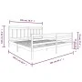 Honey brown solid wood bed frame 200x200 cm by vidaXL, Beds and slatted bases - Ref: Foro24-3100677, Price: 166,13 €, Discoun...