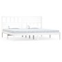 Weißer Massivholzbettrahmen 180x200 cm von vidaXL, Betten und Lattenroste - Ref: Foro24-3101039, Preis: 165,56 €, Rabatt: %