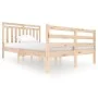 Solid wood bed frame 120x200 cm by vidaXL, Beds and slatted bases - Ref: Foro24-3100649, Price: 112,15 €, Discount: %