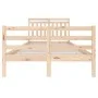 Solid wood bed frame 120x200 cm by vidaXL, Beds and slatted bases - Ref: Foro24-3100649, Price: 112,15 €, Discount: %