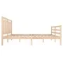 Solid wood bed frame 120x200 cm by vidaXL, Beds and slatted bases - Ref: Foro24-3100649, Price: 112,15 €, Discount: %
