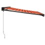 Toldo retráctil aluminio y tela naranja y marrón 3x2,5 m von vidaXL, Markisen - Ref: Foro24-3154566, Preis: 414,82 €, Rabatt: %