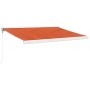 Toldo retráctil aluminio y tela naranja y marrón 3,5x2,5 m von vidaXL, Markisen - Ref: Foro24-3154542, Preis: 803,74 €, Rabat...