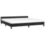 Estructura de cama con cabecero de terciopelo negro 200x200 cm de vidaXL, Camas y somieres - Ref: Foro24-347593, Precio: 130,...