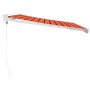 Toldo retráctil aluminio y tela naranja y marrón 3,5x2,5 m von vidaXL, Markisen - Ref: Foro24-3154542, Preis: 803,74 €, Rabat...