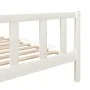 Small double bed frame solid wood white 120x190 cm by vidaXL, Beds and slatted bases - Ref: Foro24-3101124, Price: 145,85 €, ...