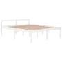 Bett für Senioren aus massivem Weißkiefernholz 160x200 cm von vidaXL, Betten und Lattenroste - Ref: Foro24-810625, Preis: 113...