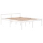 Bett für Senioren aus massivem Weißkiefernholz 160x200 cm von vidaXL, Betten und Lattenroste - Ref: Foro24-810625, Preis: 144...