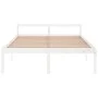 Bett für Senioren aus massivem Weißkiefernholz 160x200 cm von vidaXL, Betten und Lattenroste - Ref: Foro24-810625, Preis: 113...