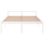Bett für Senioren aus massivem Weißkiefernholz 160x200 cm von vidaXL, Betten und Lattenroste - Ref: Foro24-810625, Preis: 144...