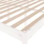 Bett für Senioren aus massivem Weißkiefernholz 160x200 cm von vidaXL, Betten und Lattenroste - Ref: Foro24-810625, Preis: 113...