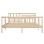 Solid wood bed frame 120x200 cm by vidaXL, Beds and slatted bases - Ref: Foro24-3101148, Price: 130,29 €, Discount: %