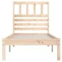 Solid pine wood bed frame 90x200 cm by vidaXL, Beds and slatted bases - Ref: Foro24-3101008, Price: 88,84 €, Discount: %