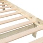 Small solid wood double bed frame 120x190 cm by vidaXL, Beds and slatted bases - Ref: Foro24-3101123, Price: 128,45 €, Discou...