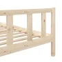 Small solid wood double bed frame 120x190 cm by vidaXL, Beds and slatted bases - Ref: Foro24-3101123, Price: 126,93 €, Discou...