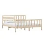 Super king solid wood bed frame 180x200 cm by vidaXL, Beds and slatted bases - Ref: Foro24-3101168, Price: 160,66 €, Discount: %