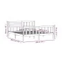 Super king solid wood bed frame 180x200 cm by vidaXL, Beds and slatted bases - Ref: Foro24-3101168, Price: 160,66 €, Discount: %