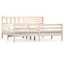 Estructura de cama de madera maciza super king 180x200 cm de vidaXL, Camas y somieres - Ref: Foro24-3101103, Precio: 165,13 €...