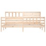 Estructura de cama de madera maciza super king 180x200 cm de vidaXL, Camas y somieres - Ref: Foro24-3101103, Precio: 165,13 €...