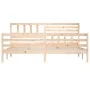 Estructura de cama de madera maciza super king 180x200 cm de vidaXL, Camas y somieres - Ref: Foro24-3101103, Precio: 162,95 €...