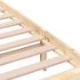 Small solid wood double bed frame 120x190 cm by vidaXL, Beds and slatted bases - Ref: Foro24-3100689, Price: 112,05 €, Discou...