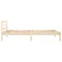 Solid pine wood bed frame 100x200 cm by vidaXL, Beds and slatted bases - Ref: Foro24-810420, Price: 79,16 €, Discount: %