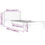 Estructura de cama madera maciza de pino 100x200 cm de vidaXL, Camas y somieres - Ref: Foro24-810420, Precio: 80,32 €, Descue...