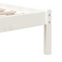 Massiver Bettrahmen aus weißem Kiefernholz, 90 x 200 cm von vidaXL, Betten und Lattenroste - Ref: Foro24-3101204, Preis: 101,...
