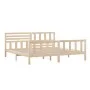 Estructura de cama de madera maciza 200x200 cm de vidaXL, Camas y somieres - Ref: Foro24-3101173, Precio: 158,09 €, Descuento: %