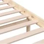 Estructura de cama de madera maciza 200x200 cm de vidaXL, Camas y somieres - Ref: Foro24-3101173, Precio: 158,09 €, Descuento: %