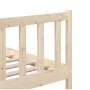 Estructura de cama de madera maciza 200x200 cm de vidaXL, Camas y somieres - Ref: Foro24-3101173, Precio: 158,09 €, Descuento: %