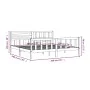 Estructura de cama de madera maciza 200x200 cm de vidaXL, Camas y somieres - Ref: Foro24-3101173, Precio: 158,09 €, Descuento: %