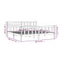Solid wood bed frame 200x200 cm by vidaXL, Beds and slatted bases - Ref: Foro24-3101173, Price: 160,10 €, Discount: %