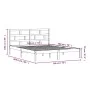 Estructura cama de madera maciza blanca super king 180x200 cm de vidaXL, Camas y somieres - Ref: Foro24-3101234, Precio: 151,...