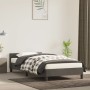 Dark gray velvet bed frame with headboard 100x200 cm by vidaXL, Beds and slatted bases - Ref: Foro24-347556, Price: 80,27 €, ...
