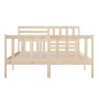 Estructura de cama de madera maciza 160x200 cm de vidaXL, Camas y somieres - Ref: Foro24-3101163, Precio: 146,34 €, Descuento: %
