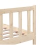 Estructura de cama de madera maciza 160x200 cm de vidaXL, Camas y somieres - Ref: Foro24-3101163, Precio: 146,34 €, Descuento: %