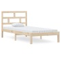 Solid pine wood bed frame 90x200 cm by vidaXL, Beds and slatted bases - Ref: Foro24-3101203, Price: 87,69 €, Discount: %