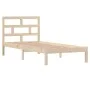 Estructura de cama madera maciza de pino 90x200 cm de vidaXL, Camas y somieres - Ref: Foro24-3101203, Precio: 84,26 €, Descue...