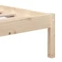 Small double bed frame solid wood 135x190 cm by vidaXL, Beds and slatted bases - Ref: Foro24-3101193, Price: 130,00 €, Discou...