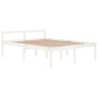 Bett für Senioren aus massivem Kiefernholz 150x200 cm von vidaXL, Betten und Lattenroste - Ref: Foro24-810620, Preis: 109,82 ...