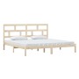 Estructura de cama de madera maciza de pino 200x200 cm de vidaXL, Camas y somieres - Ref: Foro24-3101238, Precio: 135,90 €, D...