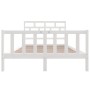 Estructura de cama madera maciza de pino blanco 120x200 cm de vidaXL, Camas y somieres - Ref: Foro24-3101344, Precio: 139,37 ...