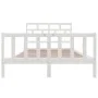 Estructura de cama madera maciza de pino blanco 120x200 cm de vidaXL, Camas y somieres - Ref: Foro24-3101344, Precio: 135,81 ...